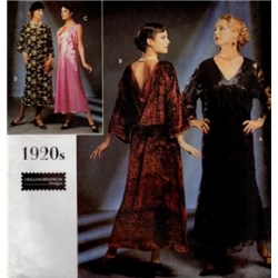 8739 SIMPLICITY  RETRO 20S FLAPPER DRESS, OVERDRESS, SLIP DRESS PATTERN 10-14